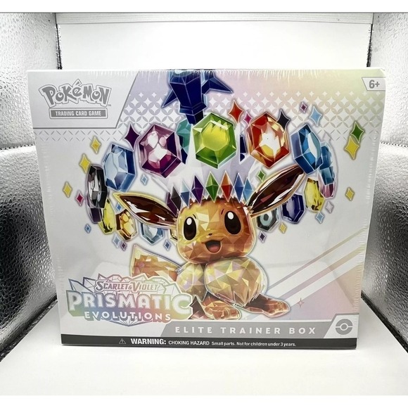 Pokémon Prismatic‎ Evolutions Elite Trainer Box ONLY Promo, Dice ECT  - No Packs - Picture 1 of 2